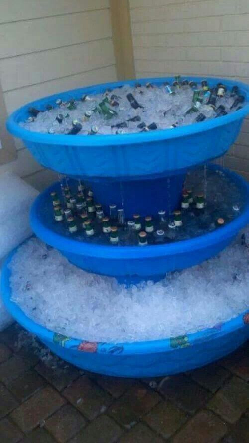 Best ideas about DIY Pool Cooler
. Save or Pin Kid pools as beer cooler fountain 21 Now.
