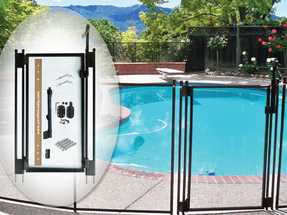 Best ideas about DIY Pool Safety Fence
. Save or Pin 4 Tall Black DIY Pool Fence Gate Now.