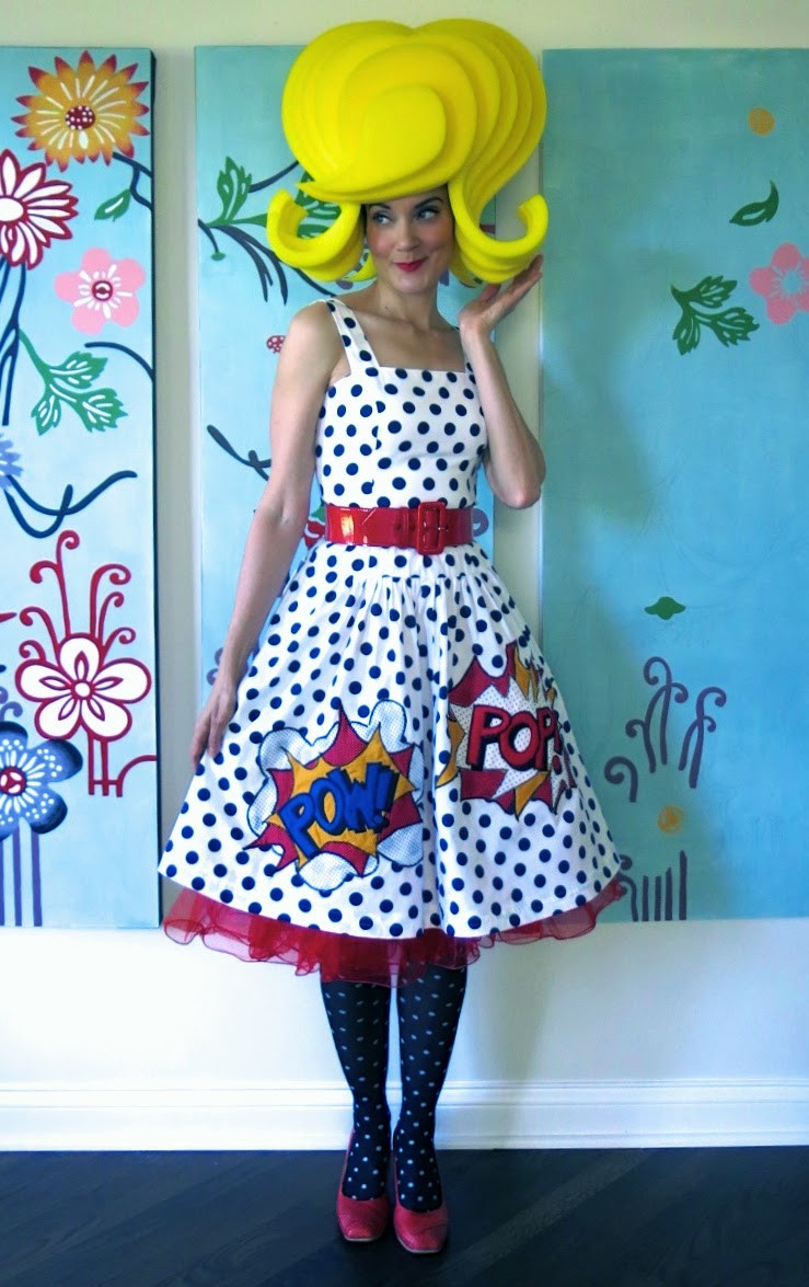 Best ideas about DIY Pop Art Costumes
. Save or Pin Cassie Stephens DIY A Lichtenstein Dress That ll Knock Now.