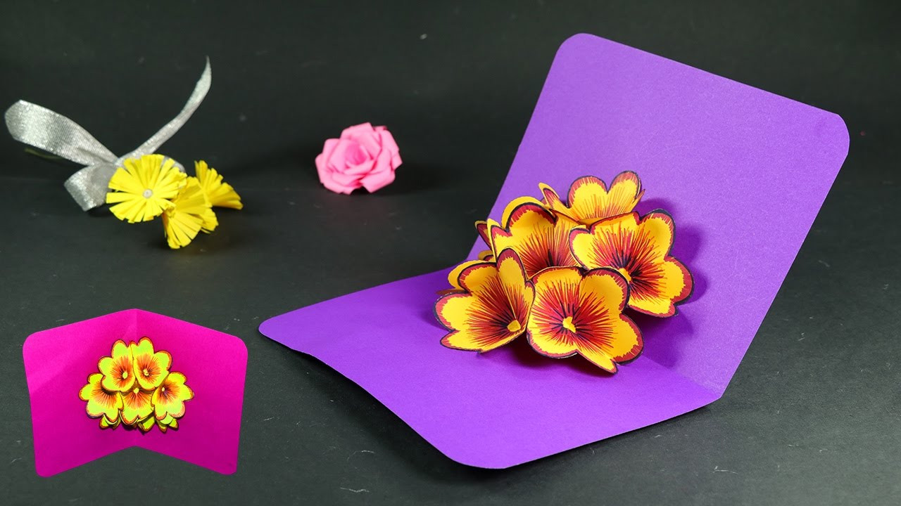 Best ideas about DIY Pop Up Card
. Save or Pin How to Make Pop Up Cards Pop Up Flower Card DIY Tutorial Now.