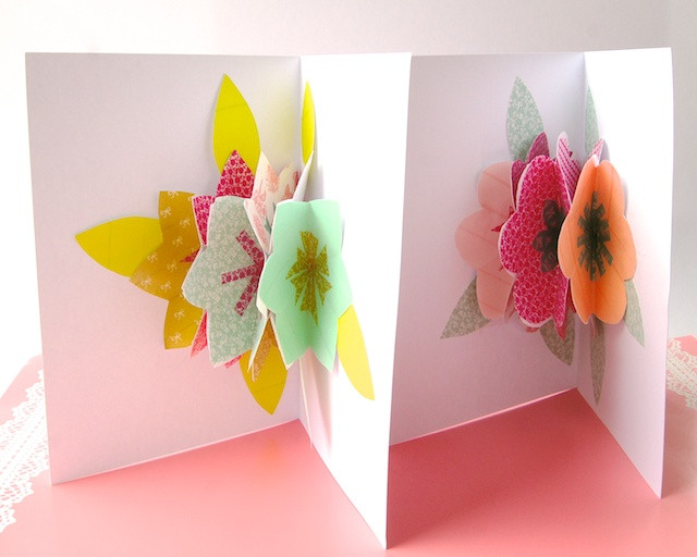 Best ideas about DIY Pop Up Card
. Save or Pin Omiyage Blogs DIY Pop Up Bouquet Card Now.