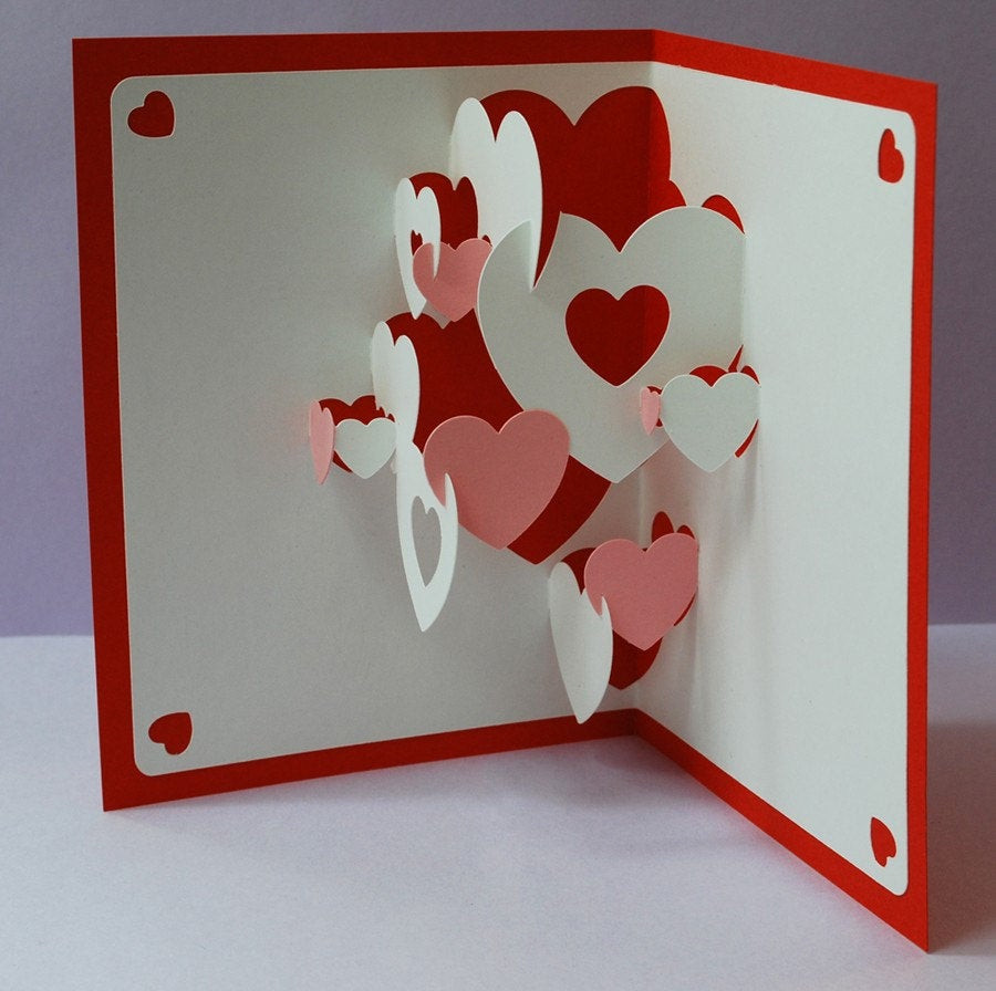 Best ideas about DIY Pop Up Cards
. Save or Pin DIY Valentine Heart Collage Pop up Card & 10 by Now.