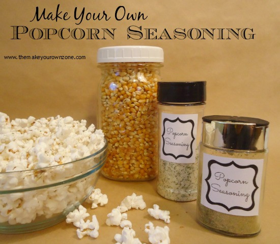 Best ideas about DIY Popcorn Seasoning
. Save or Pin Homemade Gifts Popcorn Seasoning The Make Your Own Zone Now.