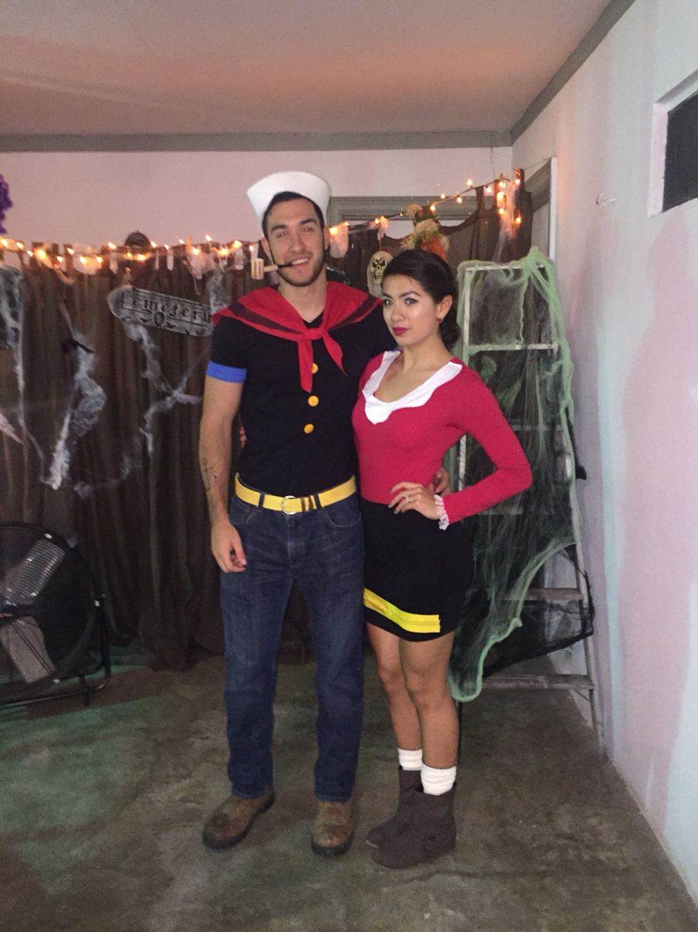 Best ideas about DIY Popeye And Olive Oyl Costumes
. Save or Pin Diy Olive oyl and popeye costume Now.