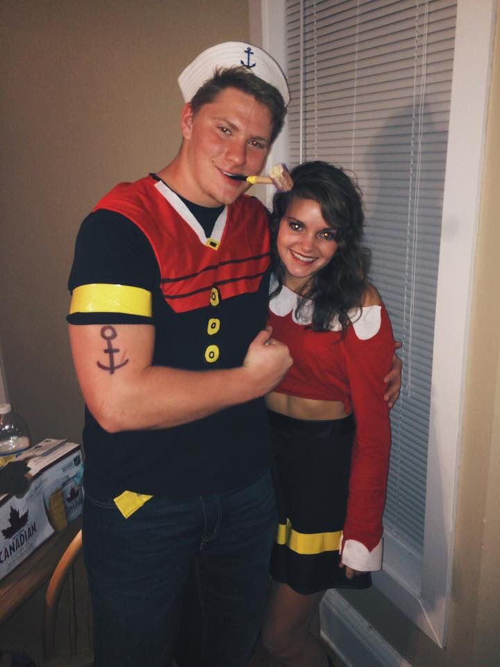 Best ideas about DIY Popeye And Olive Oyl Costumes
. Save or Pin Popeye and Olive Oyl Costume DIY costume Couples Now.