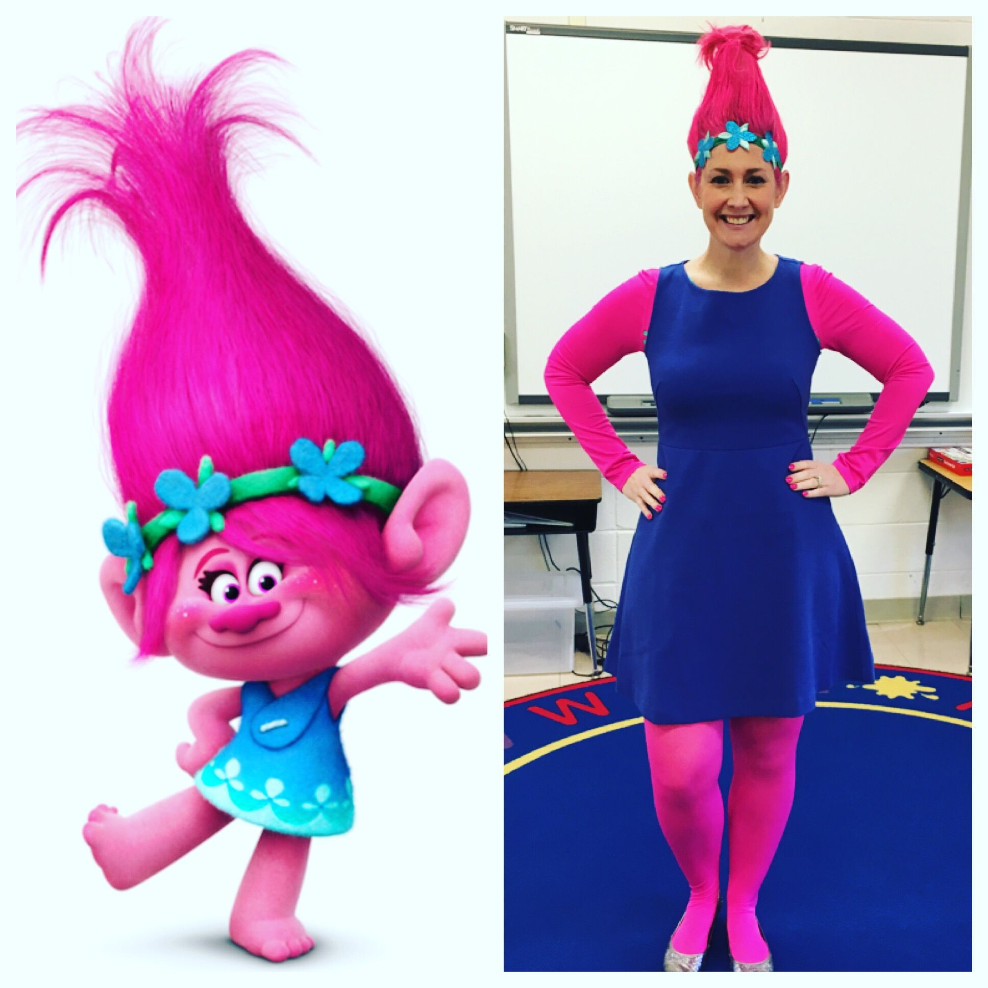 Best ideas about DIY Poppy Troll Costume
. Save or Pin Halloween costumes for teachers Poppy from Trolls Now.