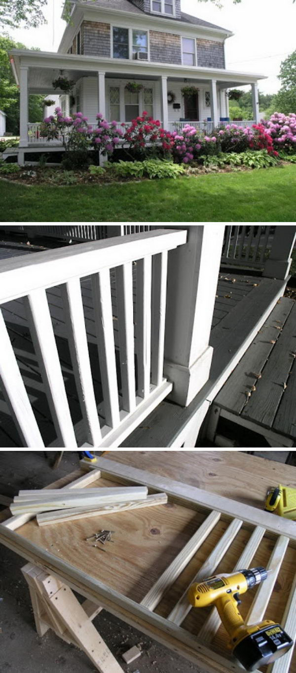 Best ideas about DIY Porch Railing
. Save or Pin 20 DIY Deck Railing Ideas Hative Now.