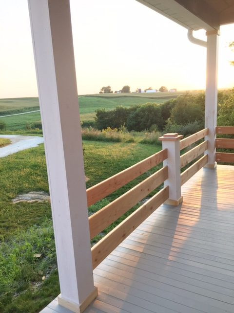 Best ideas about DIY Porch Railing
. Save or Pin Horizontal railings on the porch NewlyWoodwards Now.