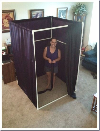 Best ideas about DIY Portable Changing Room
. Save or Pin Portable Pipe Joints for Tents Now.