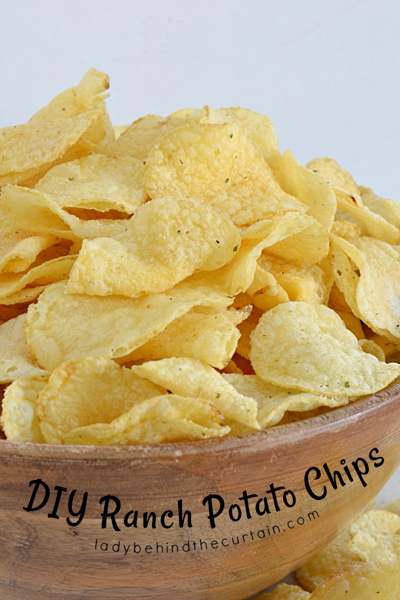 Best ideas about DIY Potato Chips
. Save or Pin DIY Ranch Potato Chips game day recipe potluck picnic Now.