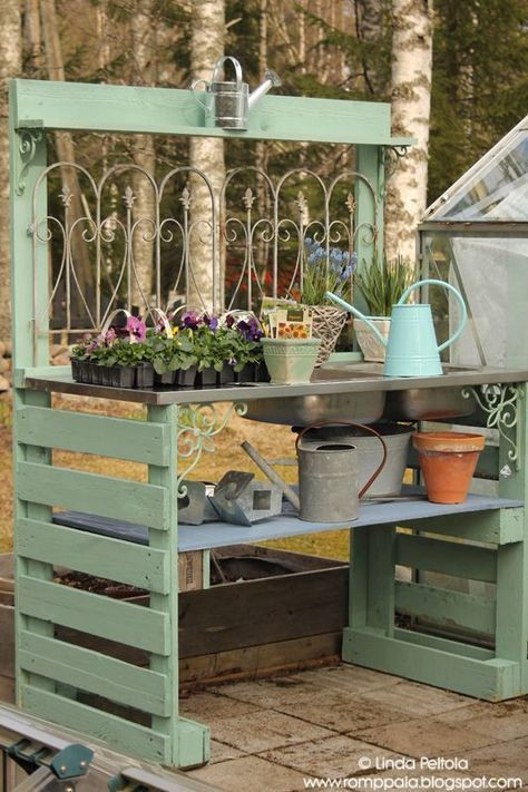 Best ideas about DIY Potting Bench From Pallets
. Save or Pin Best 25 Pallet potting bench ideas on Pinterest Now.