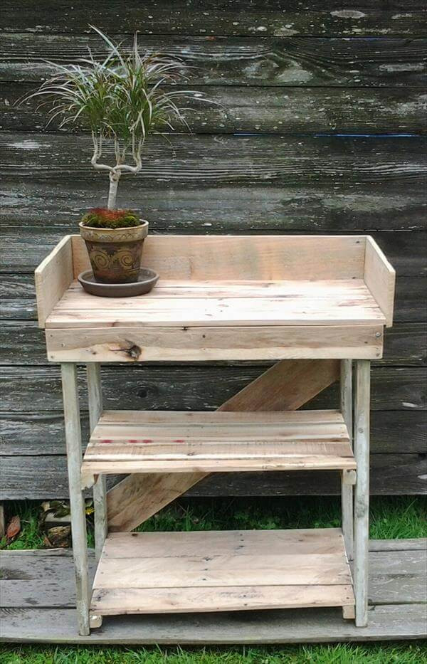 Best ideas about DIY Potting Bench From Pallets
. Save or Pin DIY Potting Bench Made with Pallets Now.