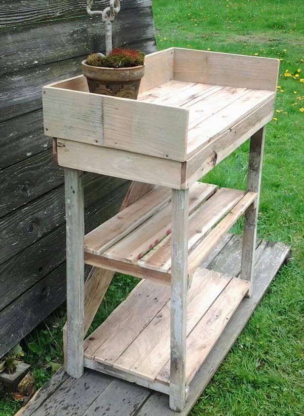 Best ideas about DIY Potting Bench From Pallets
. Save or Pin DIY Potting Bench Made with Pallets Now.