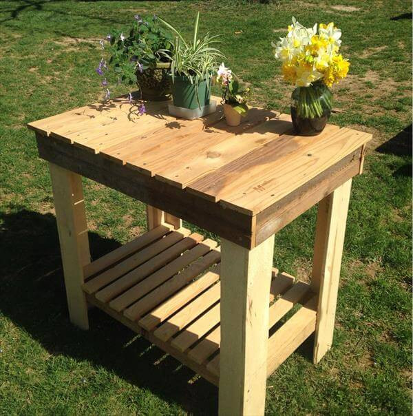 Best ideas about DIY Potting Bench From Pallets
. Save or Pin DIY Repurposed Pallet Potting Table Now.