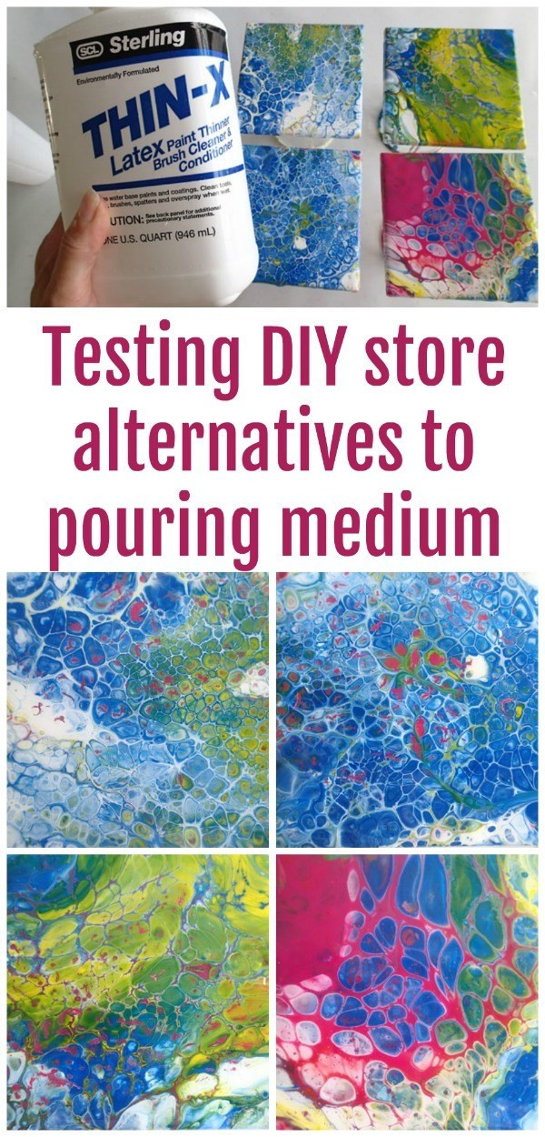 Best ideas about DIY Pouring Medium
. Save or Pin Testing Thin X as an alternative to Floetrol Acrylic Pouring Now.
