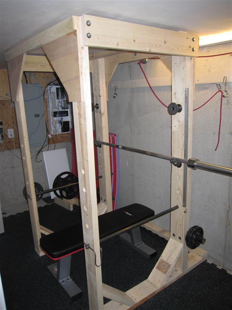 Best ideas about DIY Power Rack
. Save or Pin Homemade power rack made out of wood and pipe Now.