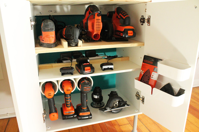 Best ideas about DIY Power Tool Storage
. Save or Pin Power Tool Storage Cabinet Now.