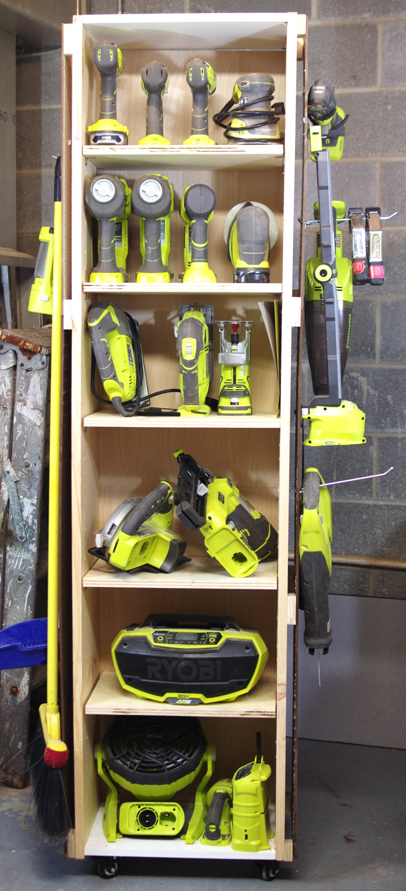 Best ideas about DIY Power Tool Storage
. Save or Pin DIY Power Tool Storage Unit on Wheels Create and Babble Now.