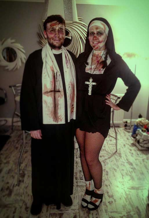 Best ideas about DIY Priest Costume
. Save or Pin 25 Unique Halloween Costumes for Couples Now.