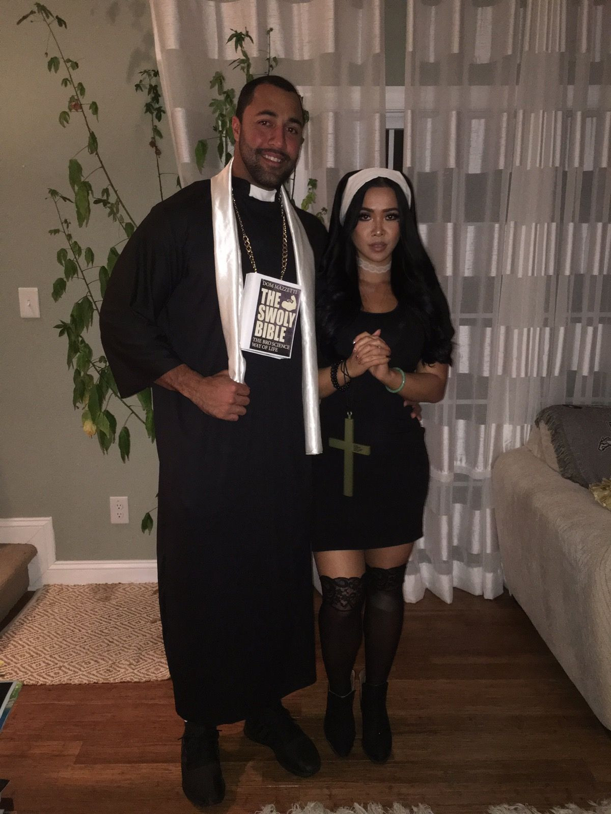 Best ideas about DIY Priest Costume
. Save or Pin Halloween priest and nun couple costume Now.