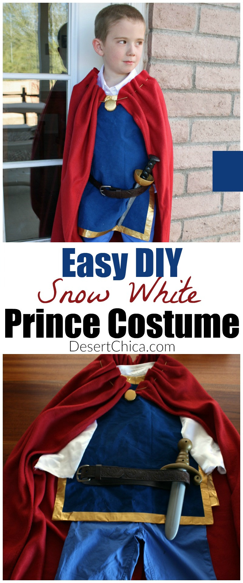 Best ideas about DIY Prince Costume
. Save or Pin Easy DIY Snow White Prince Costume Now.