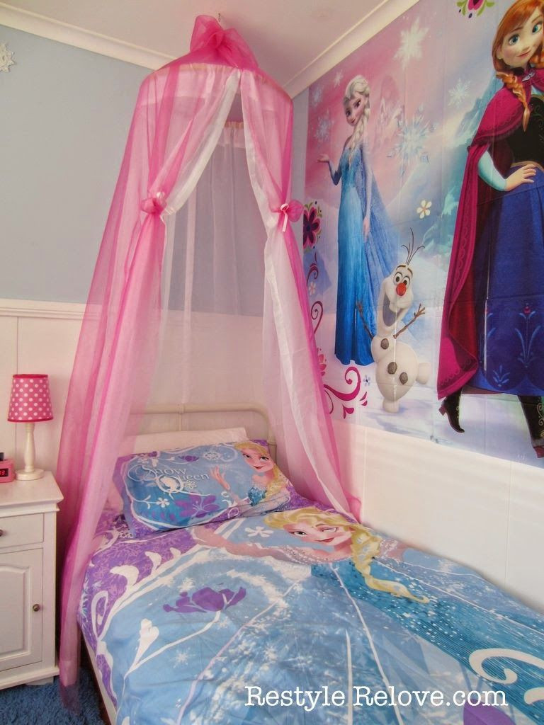 Best ideas about DIY Princess Bed
. Save or Pin Restyle Relove A New Bed and DIY Bed Canopy for my Frozen Now.