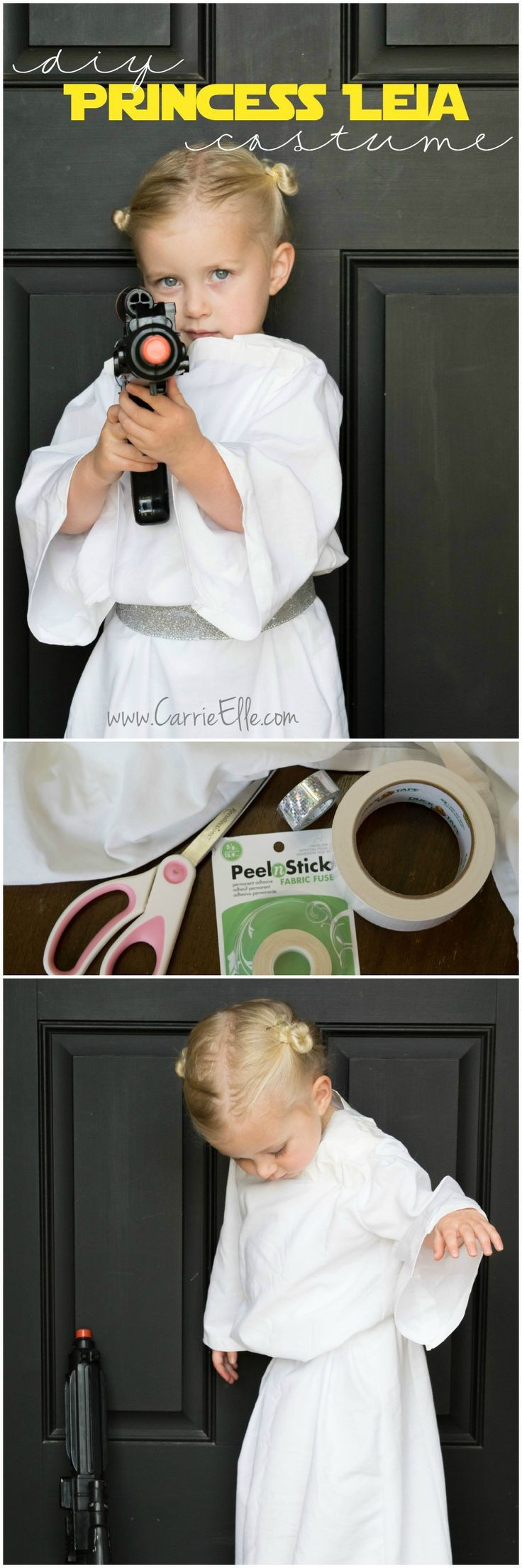 Best ideas about DIY Princess Leia Costume
. Save or Pin No Sew DIY Princess Leia Costume for Kids Now.