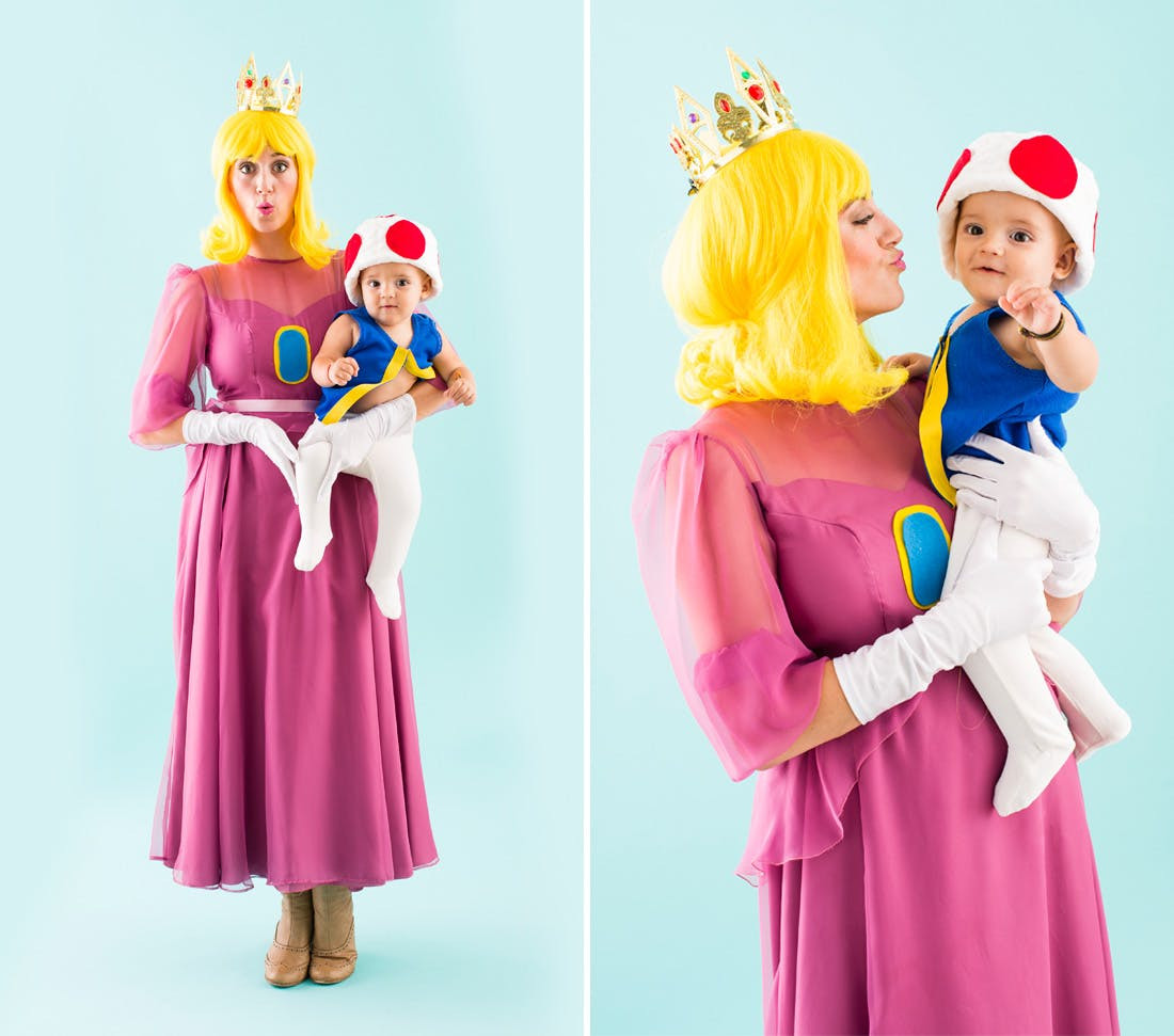 Best ideas about DIY Princess Peach Costume
. Save or Pin 6 Genius DIY Mom and Baby Halloween Costumes Now.