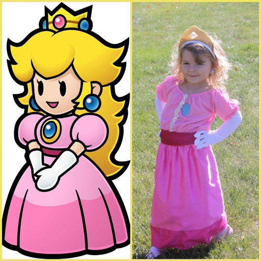 Best ideas about DIY Princess Peach Costume
. Save or Pin Kid’s DIY Princess Toadstool And Princess Peach Costumes Now.