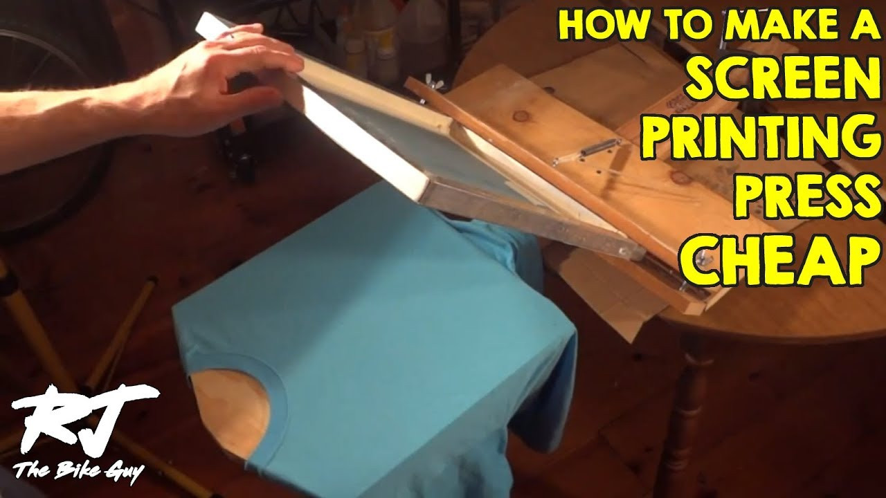 Best ideas about DIY Printing Press
. Save or Pin How To Build A Cheap T Shirt Screen Printing Press Now.