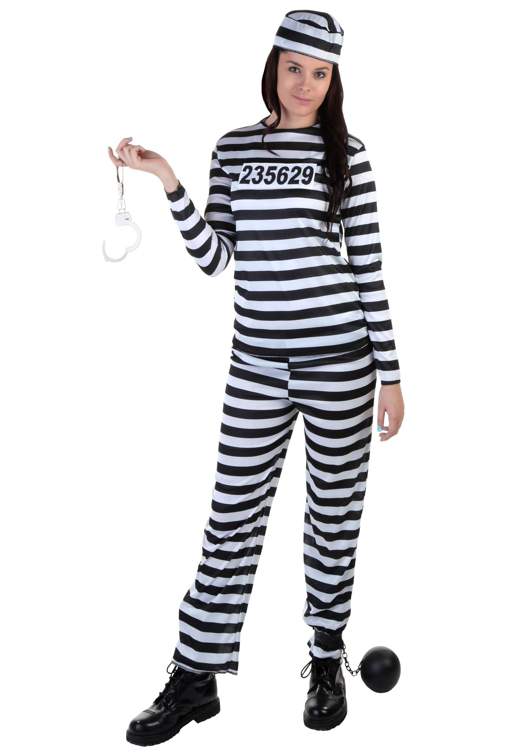 Best ideas about DIY Prisoner Costume
. Save or Pin Womens Striped Prisoner Costume Cosplay Now.