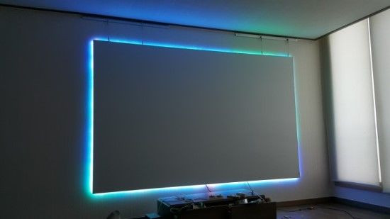 Best ideas about DIY Projector Screen
. Save or Pin DIY 130 inch edgeless screen with Ambilight by Teensy 3 2 Now.