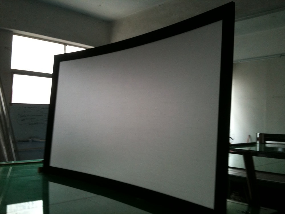 Best ideas about DIY Projector Screen
. Save or Pin Freeshipping Good view HD 100 inch 16 9 curved fixed Now.