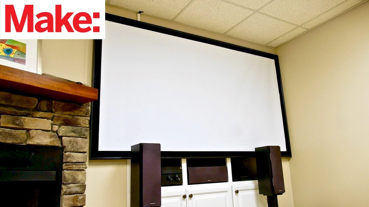 Best ideas about DIY Projector Screen
. Save or Pin Crafted Workshop How To Build A DIY Projector Screen Now.