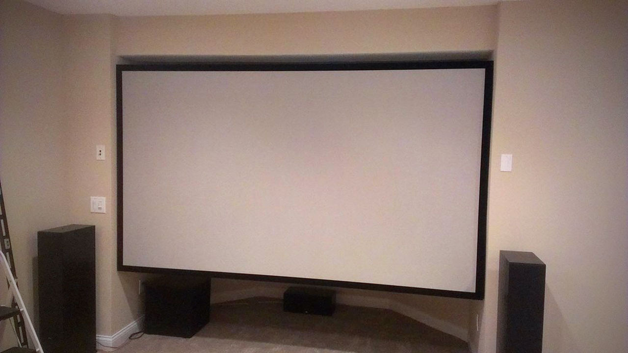 Best ideas about DIY Projector Screen
. Save or Pin Make Your Own Enormous Projector Screen Out Wood And Now.