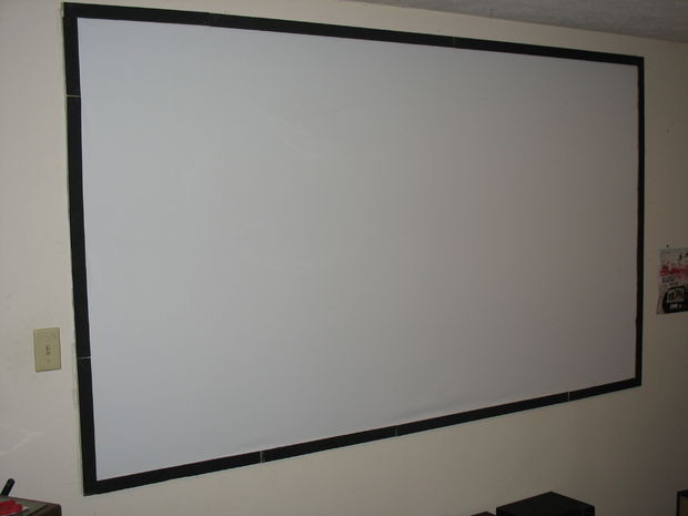 Best ideas about DIY Projector Screen Paint
. Save or Pin Cheap DIY 100" Projector Screen Now.