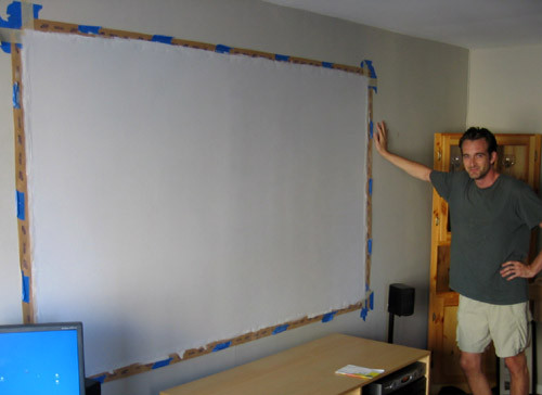 Best ideas about DIY Projector Screen Paint
. Save or Pin DIY Projector Screen Part II Goo It Yourself Now.