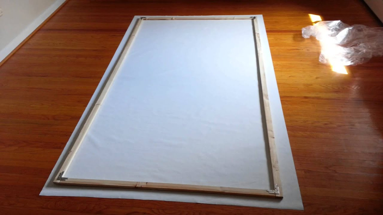 Best ideas about DIY Projector Screen
. Save or Pin Homemade projector screen under $45 Now.