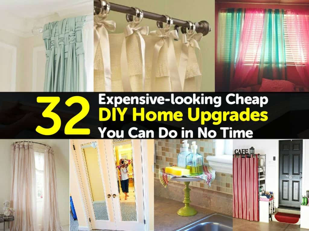 Best ideas about DIY Projects For Home Improvements
. Save or Pin 32 Expensive looking Cheap DIY Home Upgrades You Can Do in Now.