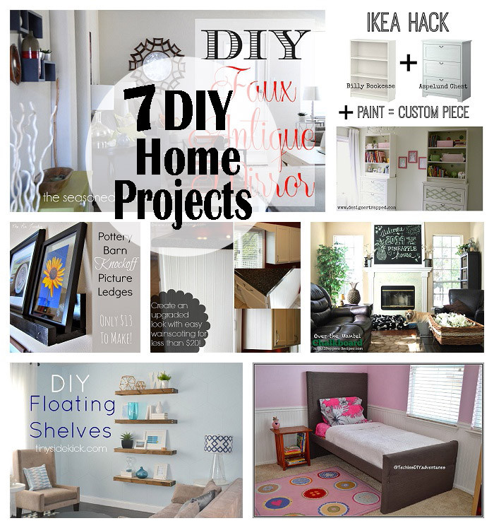 Best ideas about DIY Projects For Home
. Save or Pin 7 DIY HOME PROJECTS Made To Be A Momma Now.