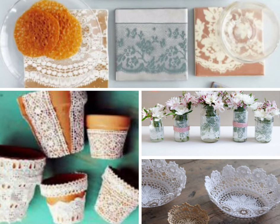 Best ideas about DIY Projects Ideas
. Save or Pin 40 Adorable DIY Projects with Lace You ll Fall in Love With Now.