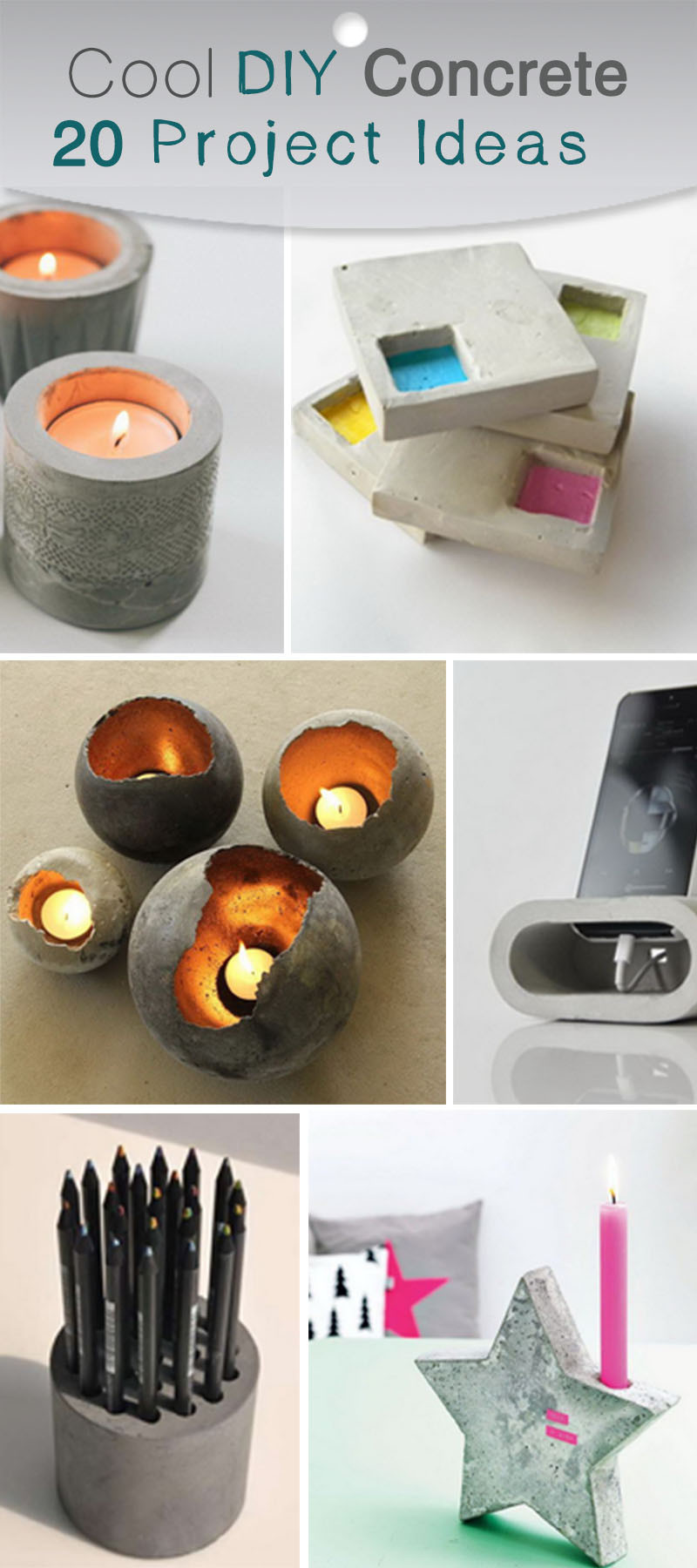Best ideas about DIY Projects Ideas
. Save or Pin 20 Cool DIY Concrete Project Ideas Hative Now.