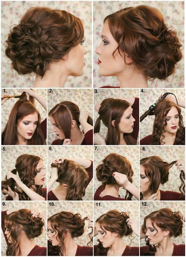 Best ideas about Diy Prom Hairstyle
. Save or Pin DIY Fancy Bun Hairstyle s and for Now.