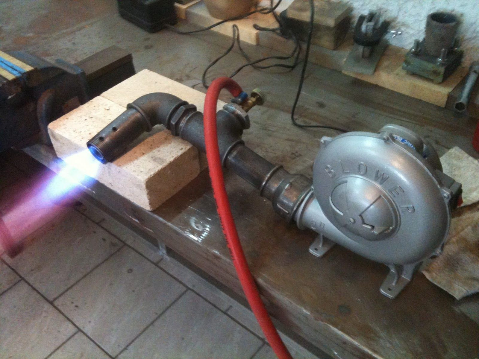 Best ideas about DIY Propane Burner
. Save or Pin Homemade Pipe Burner Forced Air Now.