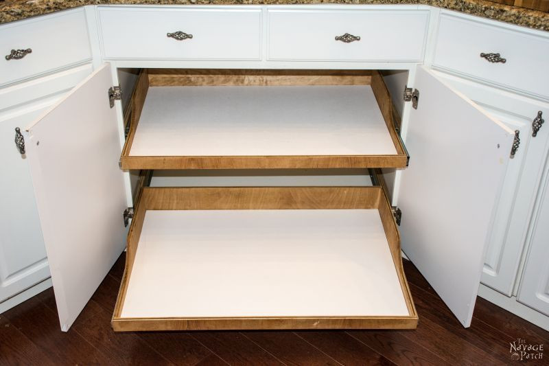 Best ideas about DIY Pull Out Shelves
. Save or Pin DIY Slide Out Shelves Tutorial The Navage Patch Now.