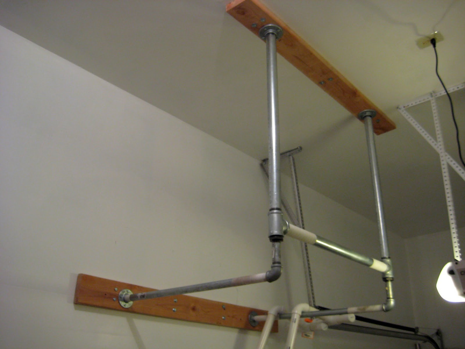 Best ideas about DIY Pull Up Bar Garage
. Save or Pin Constantly Varied CrossFit Garage Gym DIY Pull Up Bar Now.