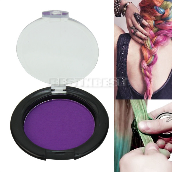 Best ideas about DIY Purple Hair Dye
. Save or Pin Pop DIY Temporary Hair Dye Coloring pact Pressed Powder Now.