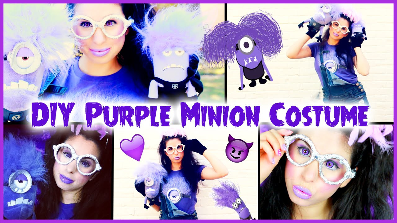 Best ideas about DIY Purple Minion Costumes
. Save or Pin DIY Evil Purple Minion Costume Makeup & Hair Halloween Now.