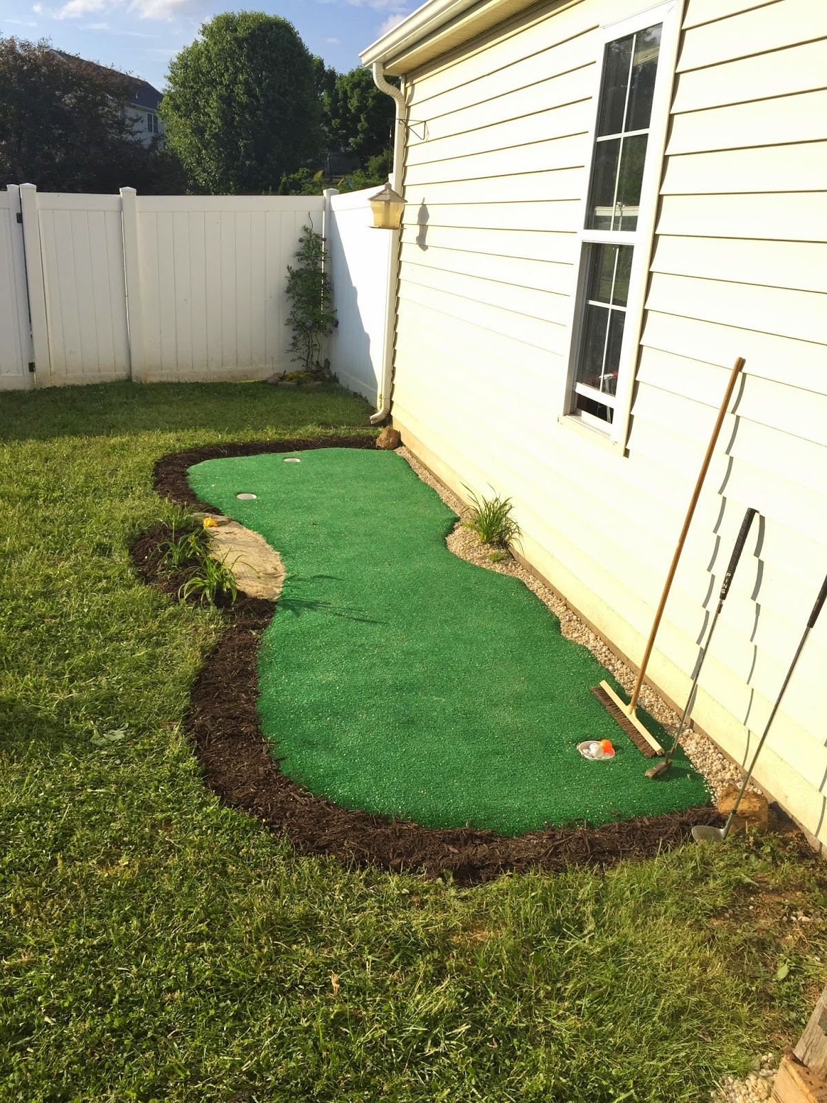 Best ideas about DIY Putting Green
. Save or Pin Little Bit Funky How to make a backyard putting green Now.