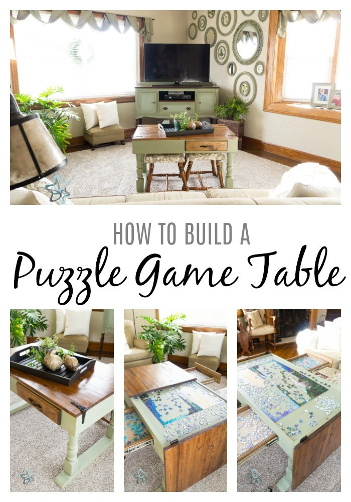 Best ideas about DIY Puzzle Table
. Save or Pin DIY Puzzle Game Table Designed Decor Now.